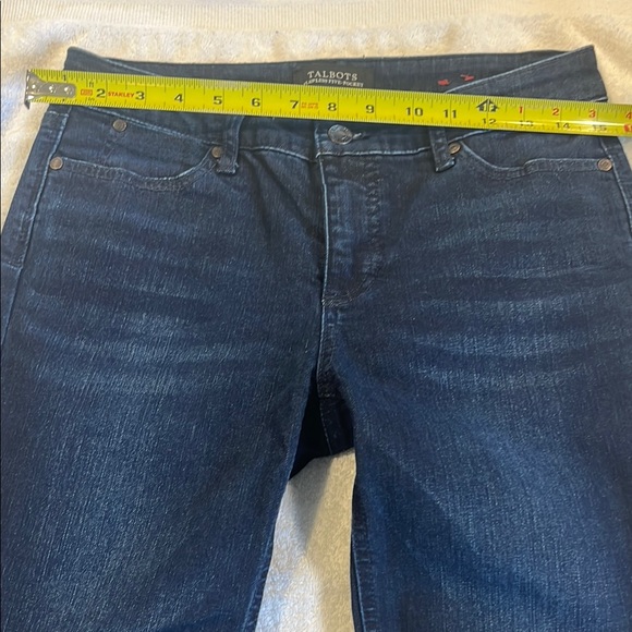 Talbots Blue Straight Leg Jeans Classic Denim - Picture 5 of 6